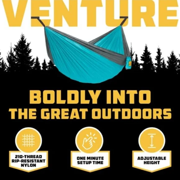 NWOT Wise Owl Outfitters Portable One Person Hammock - Picture 4 of 8